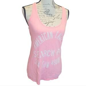 American Eagle Pink Racerback Tank Small